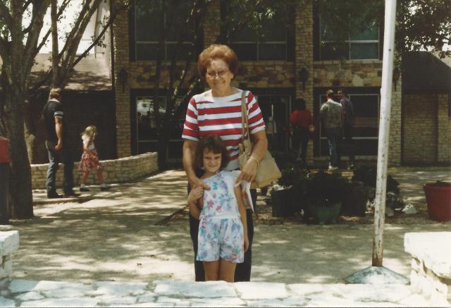 grandma Amy at NaturalBridge Cavens