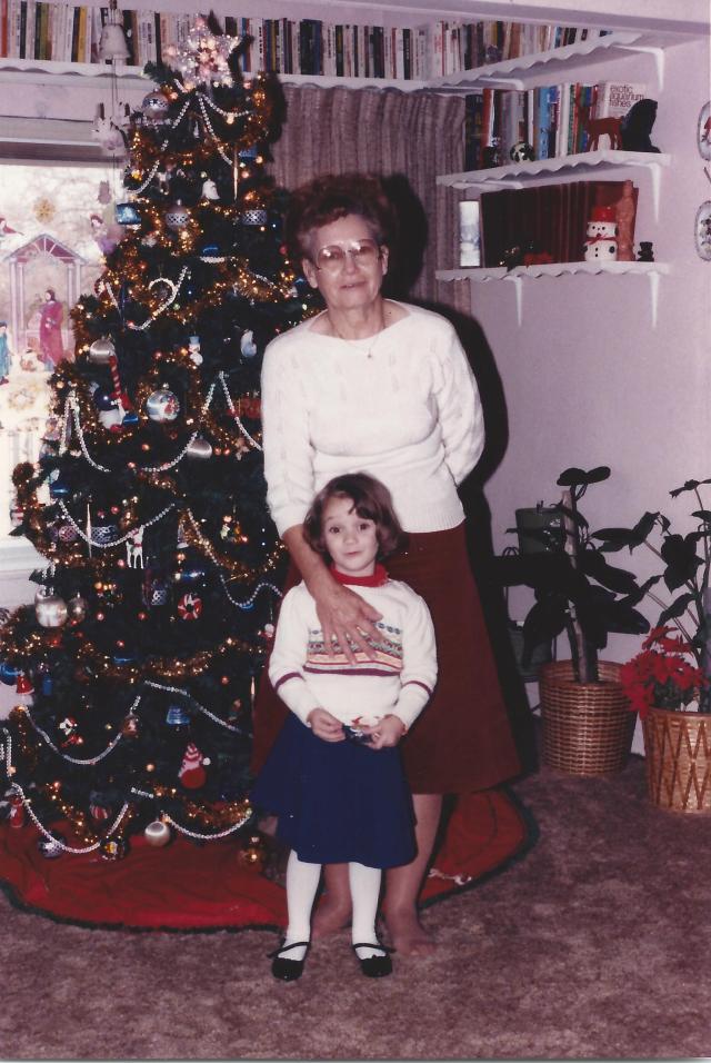 Grandma and amy christmas